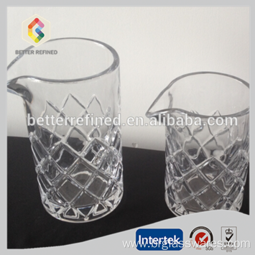 wholesale handmade 500ml cocktail mixing glass